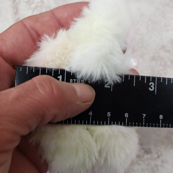 2 Childrens Elastic Faux Fur Fuzzy Hairband Headwrap Metallic Ears Unicorn Horn - Picture 5 of 7